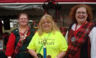 Teri & Beth awarded trophy for BEST CLAN TENT ! by Irene Petree