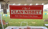 CLAN NISBET BANNER & TABLE by Charles Whalin